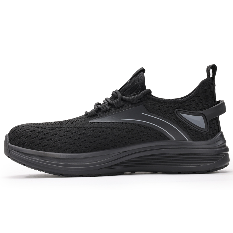 LANOUDUN Slip Resistant Abrasion Resistant Low top Outdoor Shoes Unisex Black