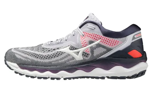 Mizuno Wave Sky 4 Running Shoes Women's Low Top Gray/Blue