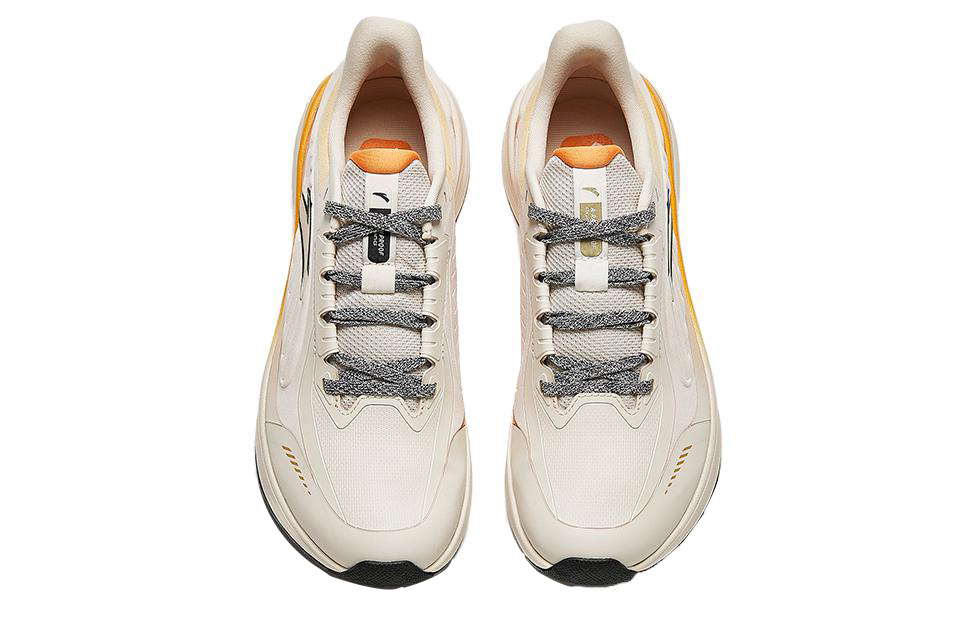 Anta Innovative Water Repellent Fabric Abrasion Resistant Low top Running Shoes Women’s Beige Orange