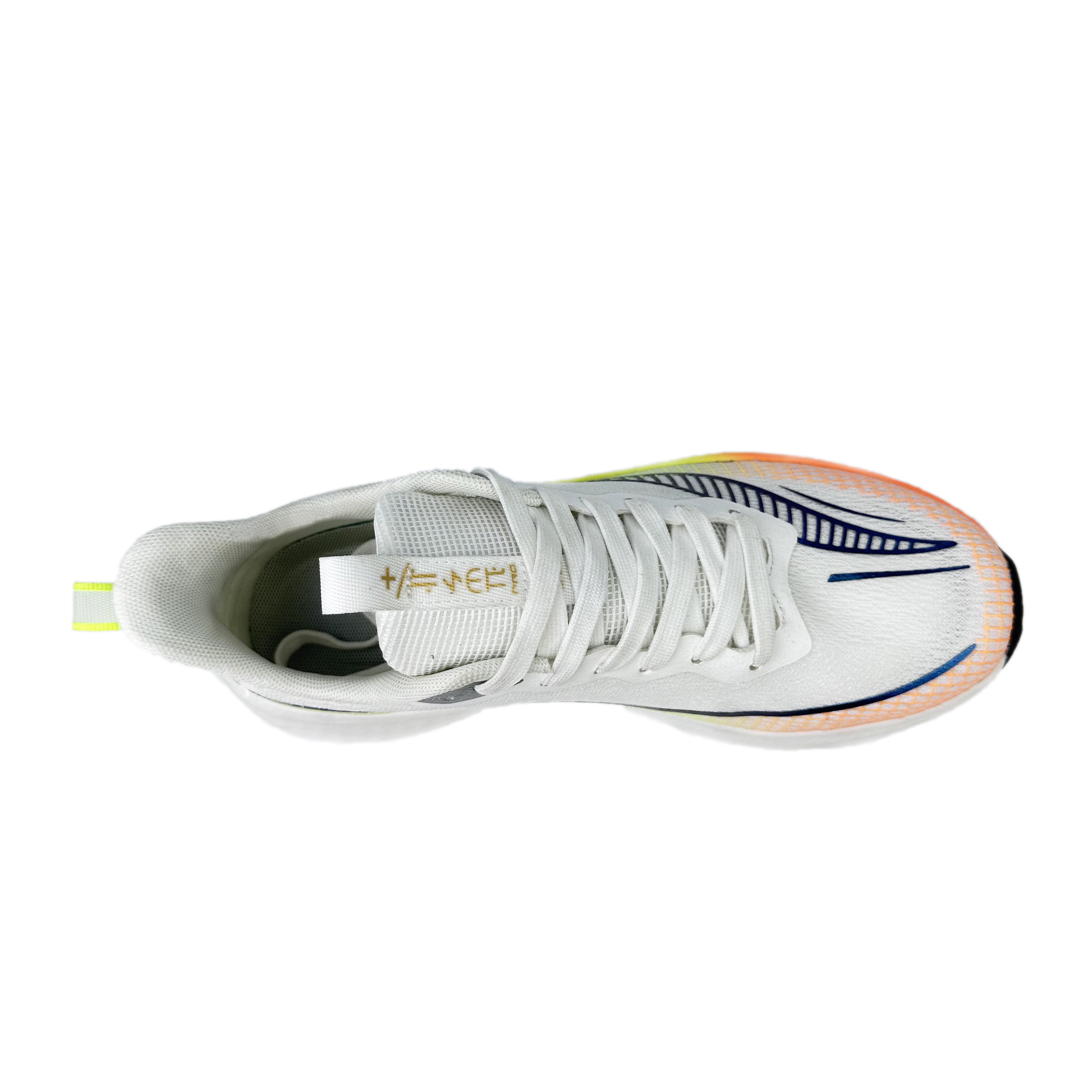 BAGE Running Shoes Unisex White Neon