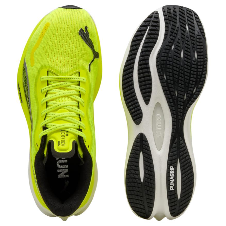PUMA Velocity NITRO™ 3 Cushioning Slip Resistant Low top Casual Running Shoes Men’s Yellow