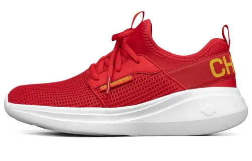 Skechers GO RUN Fast Low top Running Shoes Women's Red Yellow