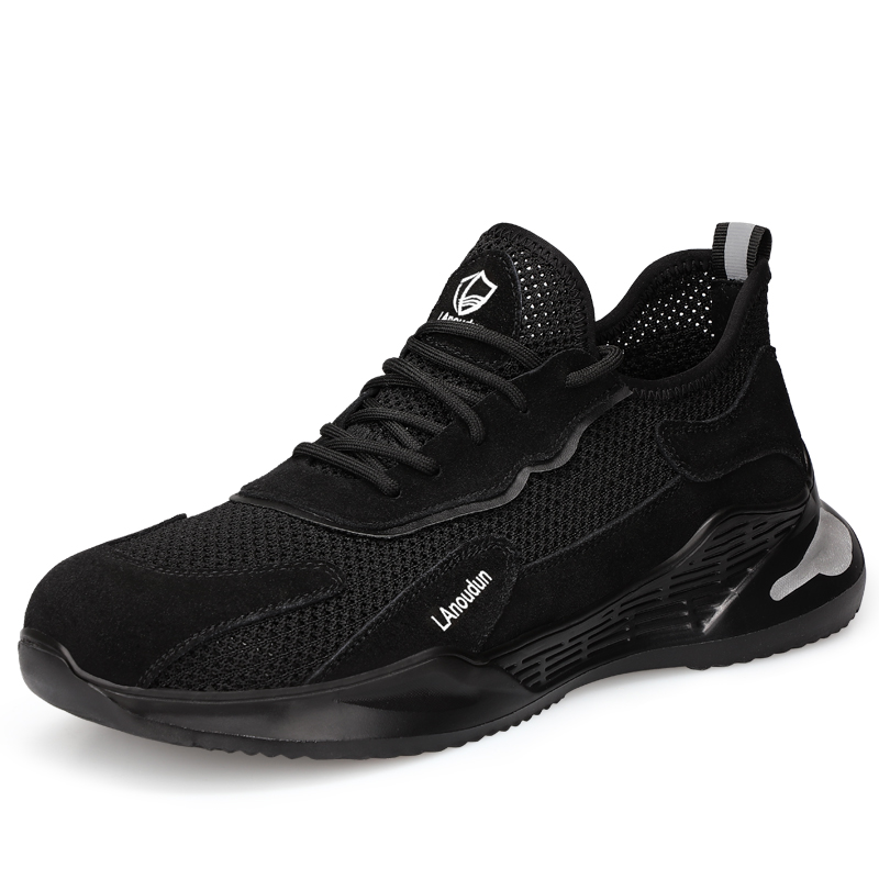 LANOUDUN Quick Dry Lightweight Low top Outdoor Shoes Unisex Black