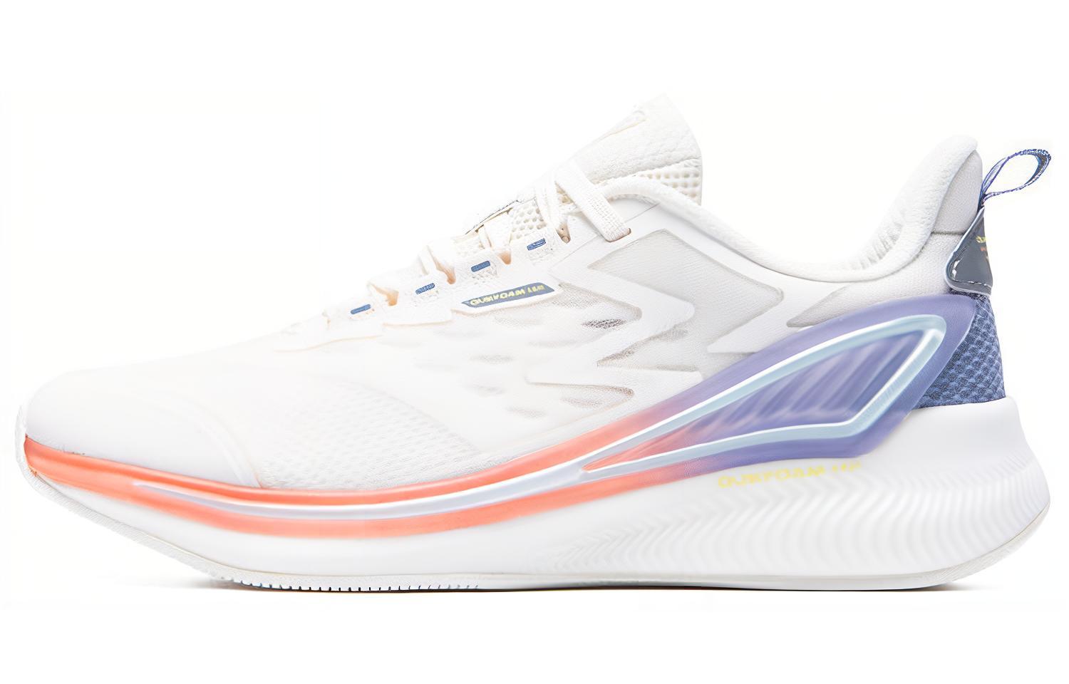 361° Night Shadows Cushioning Slip Resistant Abrasion Resistant Low top Running Shoes Women’s White Blue Orange