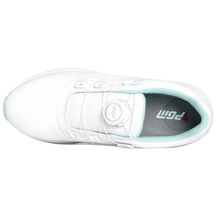PGM Slip Resistant Abrasion Resistant Low top Golf Shoes Women’s White Green