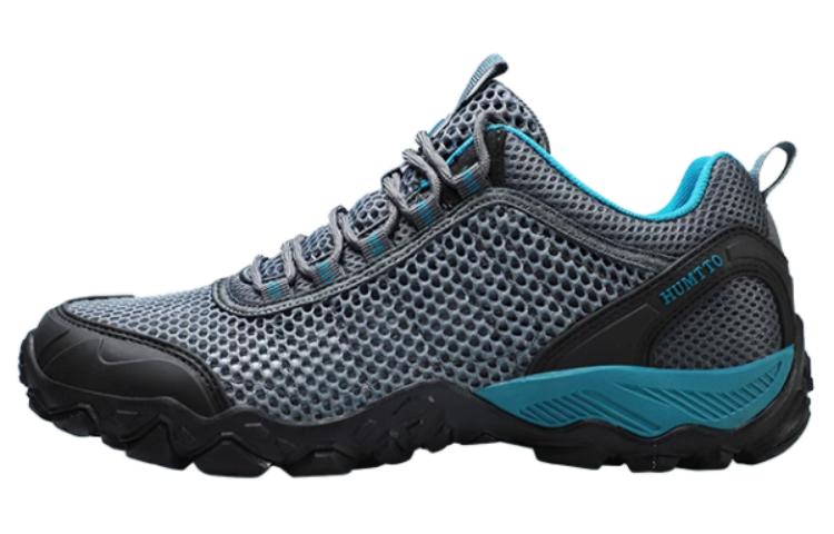HUMTTO Cushioning Abrasion Resistant Cushioning, Wear Resistant Low top Outdoor Shoes Men’s Gray Blue
