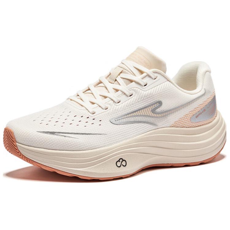 Erke Cushioning Abrasion Resistant Breathable Low top Casual Running Shoes Women’s Beige Gray