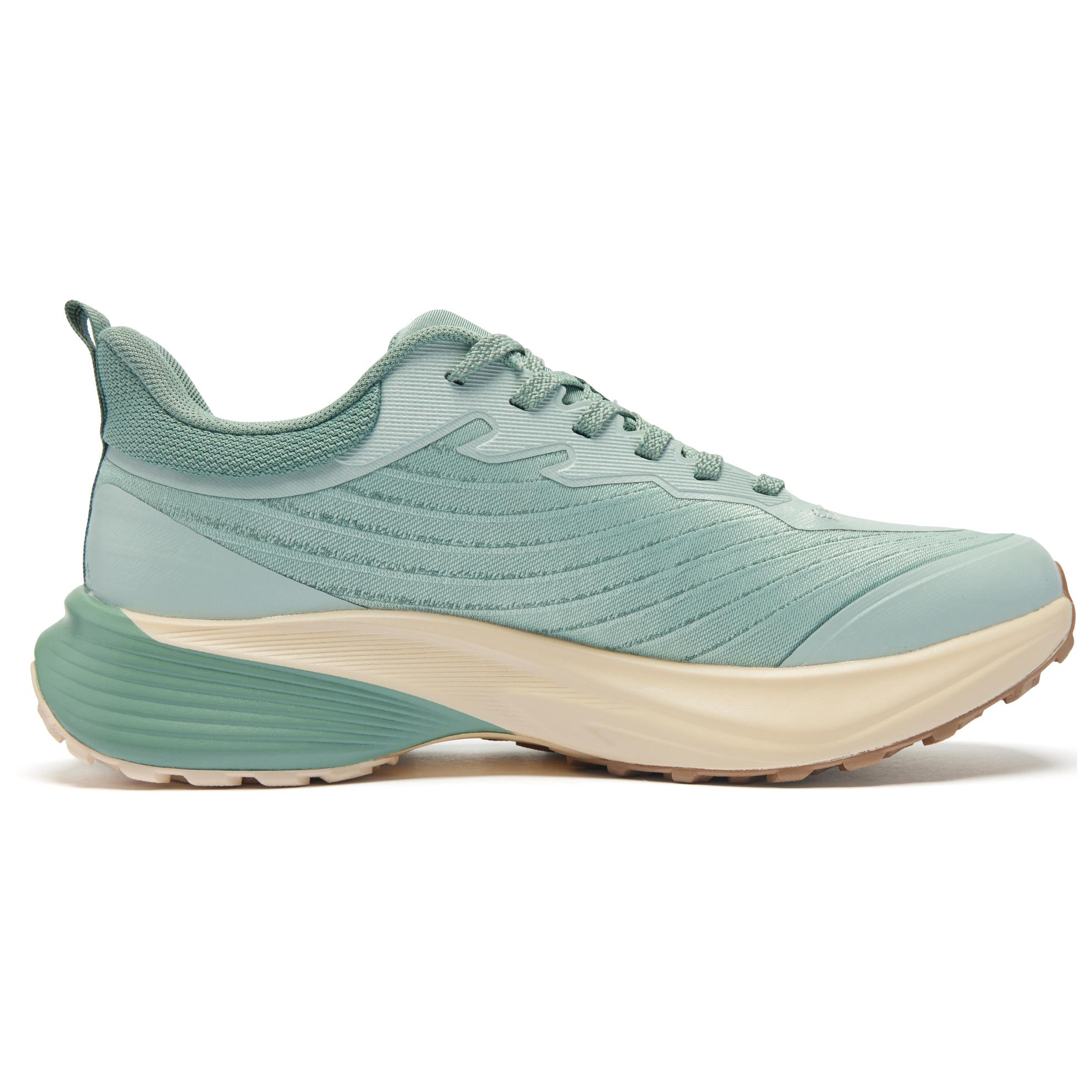 QIAODAN Flying Speed 2TR Running Shoes Men’s Low Top Misty Green/Cedar Green