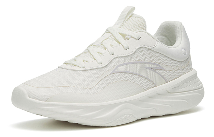 Anta Comfortable Cushioning Lightweight Low top Running Shoes Women’s White Gray