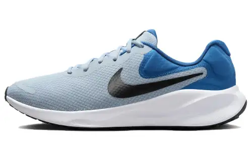 Nike REVOLUTION 7 Comfortable Support Low-top Casual Urban Commuting Running Shoes Men's Blue