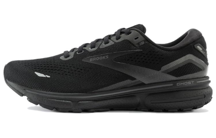 Brooks Brooks Ghost 15 Ghost Comfortable and versatile mesh non-slip wear-resistant low top marathon running shoes men's pure black