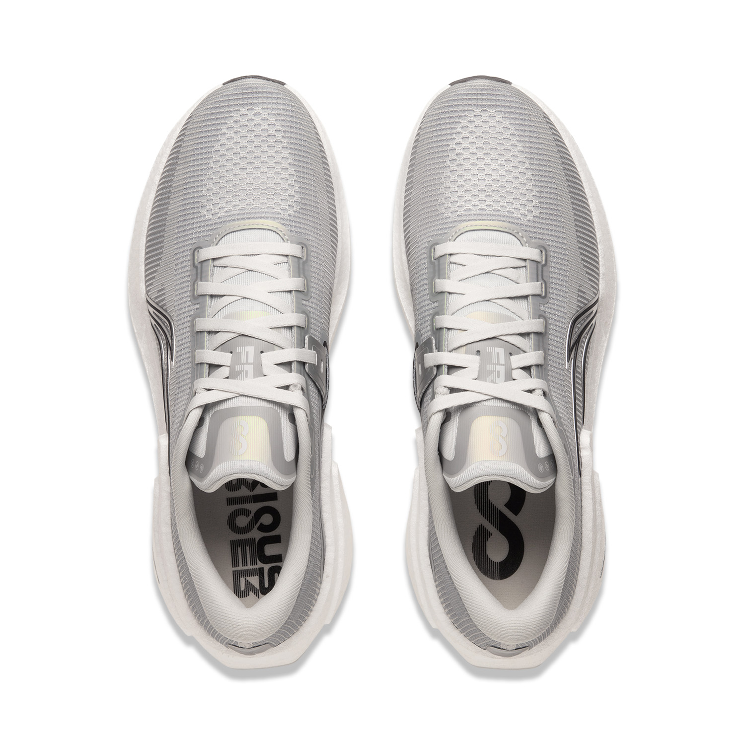 Li Ning Furious Rider 8 Cushioning Slip Resistant Abrasion Resistant Low top Running Shoes Men’s White Gray