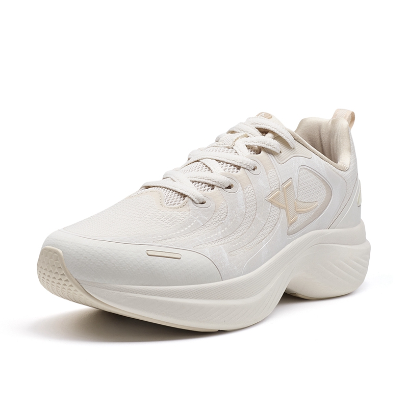 XTEP Slip Resistant Abrasion Resistant Low top Casual Running Shoes Women’s Beige