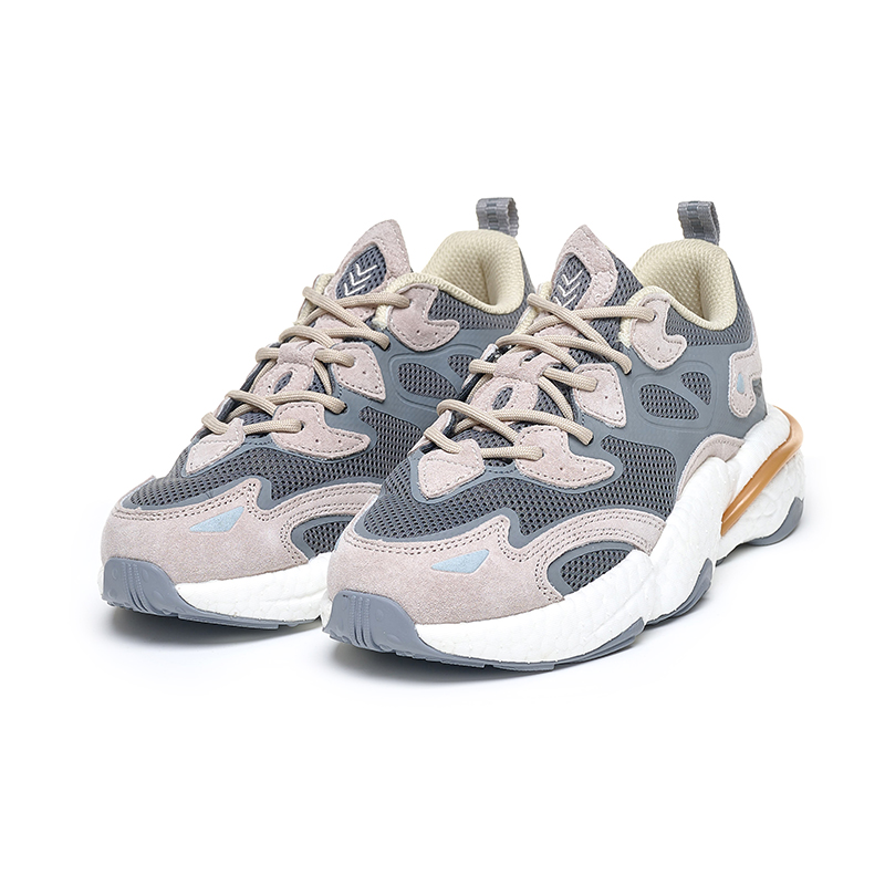 TREEPERI Running Shoes Unisex Low Top Black Gray/Heritage Gray