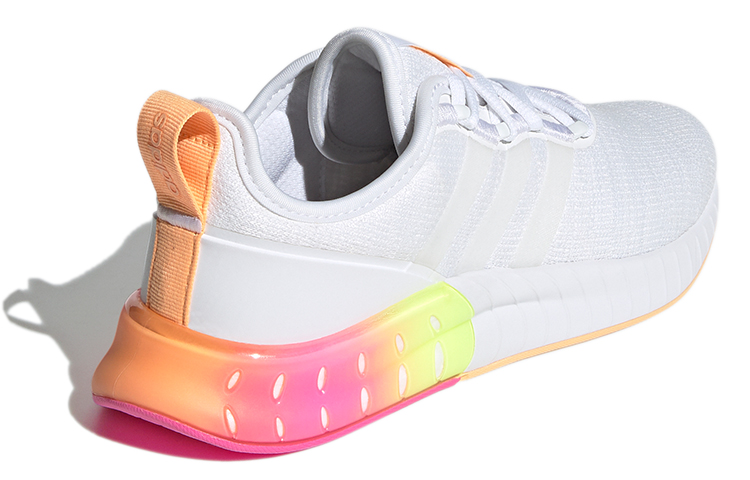 Женские кроссовки adidas neo Kaptir Super (бело-желтые) — фото 4