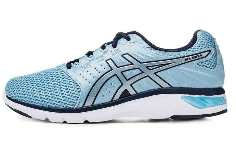 Asics Gel moya Abrasion Resistant Breathable Low top Running Shoes Women's Blue White