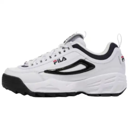 FILA Disruptor 2 Wear resistant And Lightweight Low top Running Shoes Unisex White