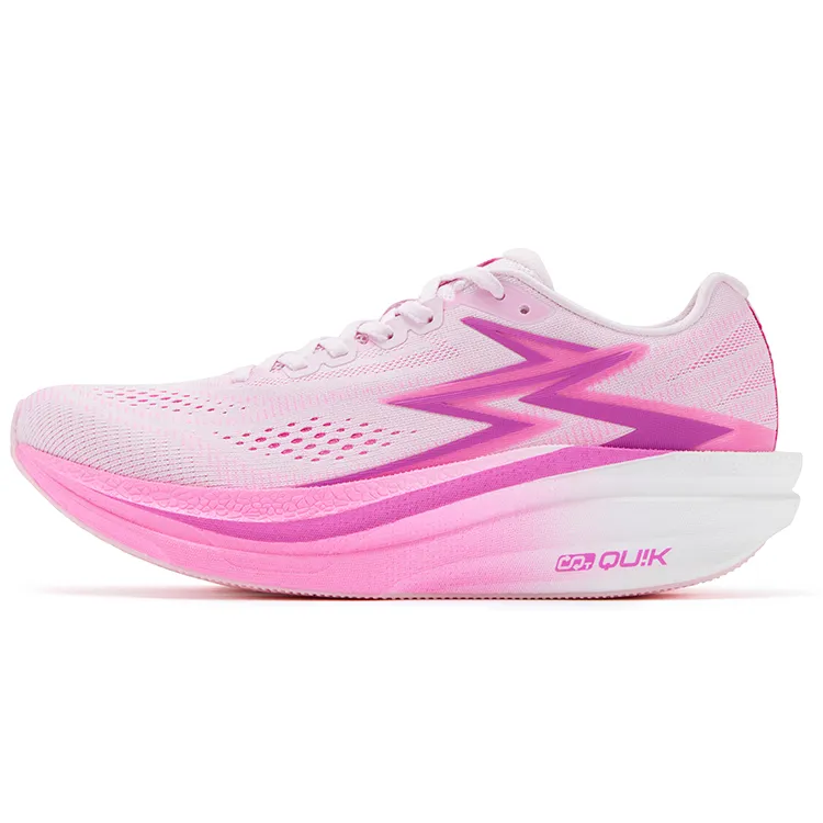 361° Flame 4.5 MIX Jacquard Low top Carbon Plate Training Racing Running Shoes Unisex Fluorescent Virtual Pink