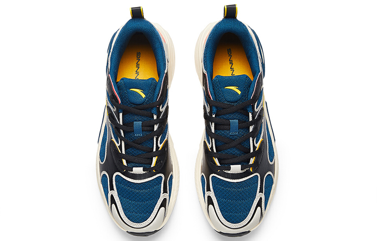 Anta Comfortable Cushioning Low top Running Shoes Men’s Blue Black