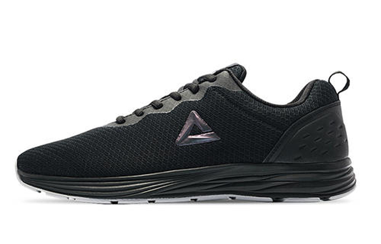 PEAK Versatile Cushioning Slip Resistant Abrasion Resistant Breathable Low top Running Shoes Men’s Black