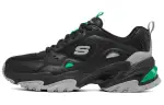 Skechers Stamina V2 Low top Running Shoes Men's Black Gray