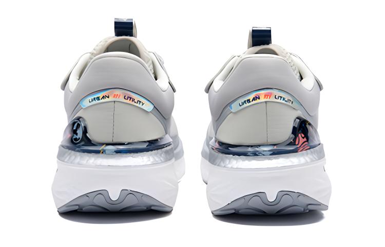 361° Comfortable Mesh, Textile Cushioning Low top Running Shoes Men’s Silver White Comfortable