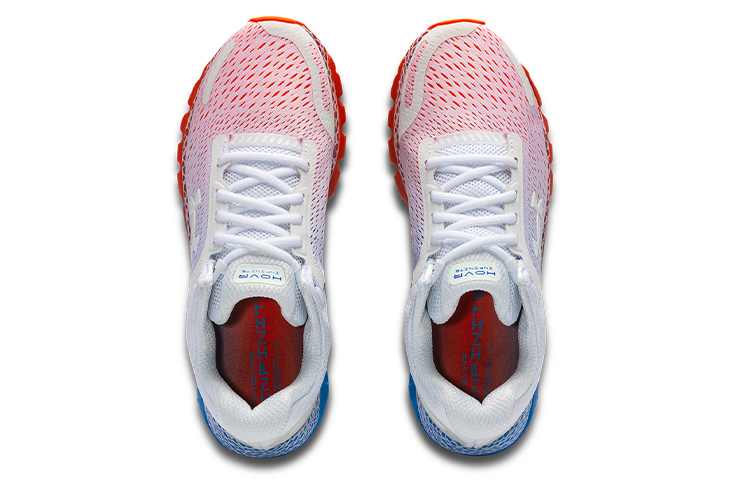 Under Armour Infinite 2 Comfortable Fabric Low top Running Shoes Women’s White Red Blue