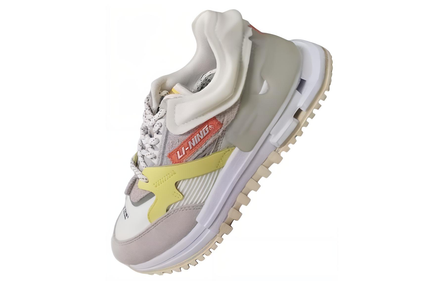 Li Ning Slip Resistant Abrasion Resistant Low top Running Shoes Women’s Gray