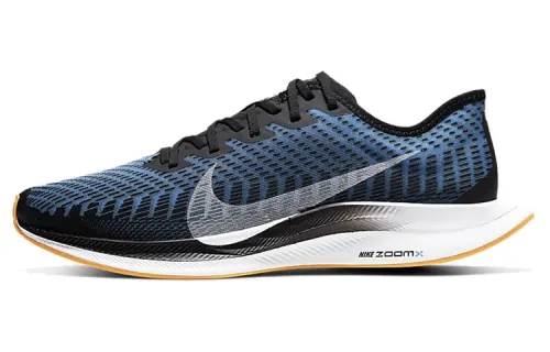 Nike Pegasus turbo 2 Zoom light, comfortable, shock-absorbing support, low-cut marathon running shoes, same style for men and women, university blue