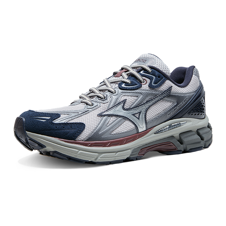 Mizuno Halo Mi Slip Resistant Abrasion Resistant Low top Running Shoes Unisex Gray Blue