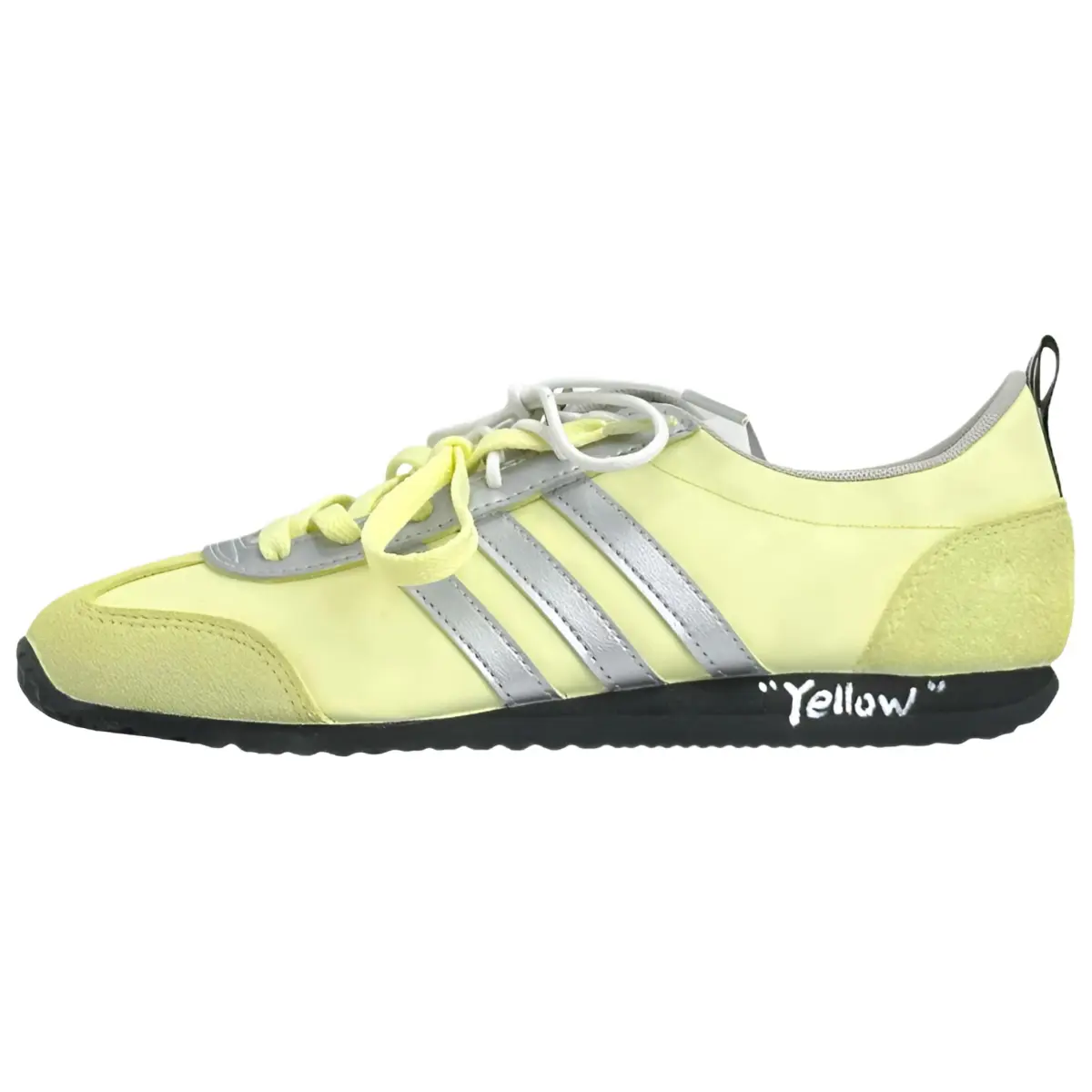 Adidas VS JOG 2.0 Maris Sal Lemon Abrasion Resistant Abrasion Resistant Low top German Army Trainers Unisex Yellow