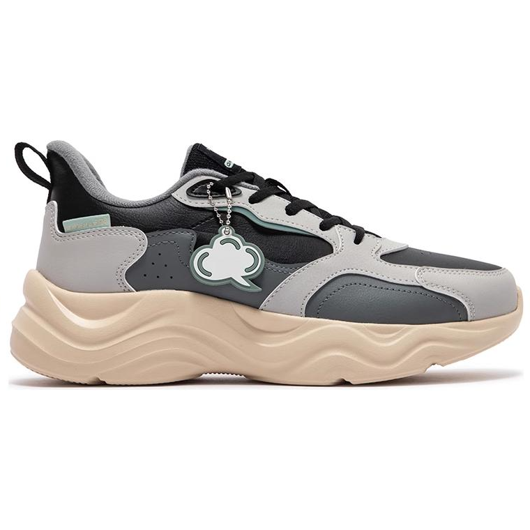 361° Slip Resistant Abrasion Resistant Low top Casual Running Shoes Women’s Gray Black