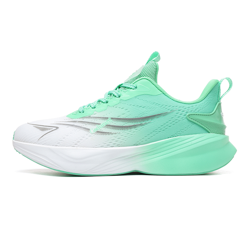 GAISIDULANTE Slip Resistant, Abrasion Resistant, Breathable Low top Air Cushion Running Shoes Unisex Bamboo Leaf Green