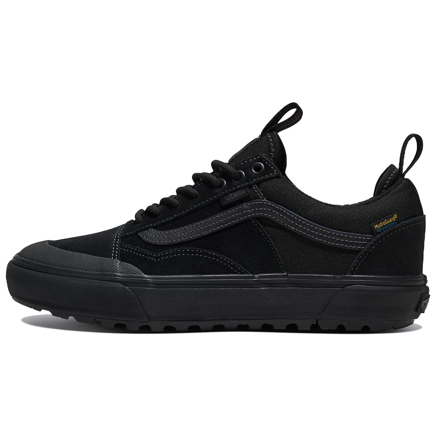 Vans Old Skool Wear resistant And Waterproof Low top Outdoor Shoes Unisex Black