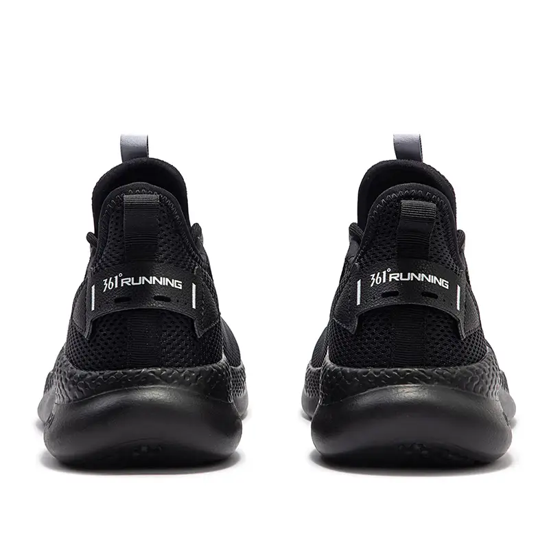 361° Soft Rebound Breathable Low top Casual Running Shoes Men’s Obsidian Black