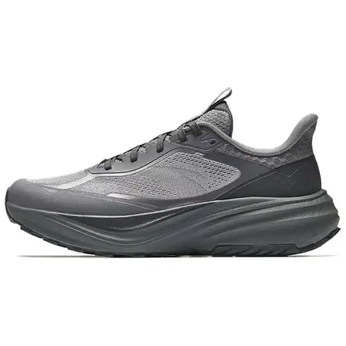 Anta Kunlun Slip Resistant Abrasion Resistant Low top Trail Running Shoes Men's Pigeon Gray