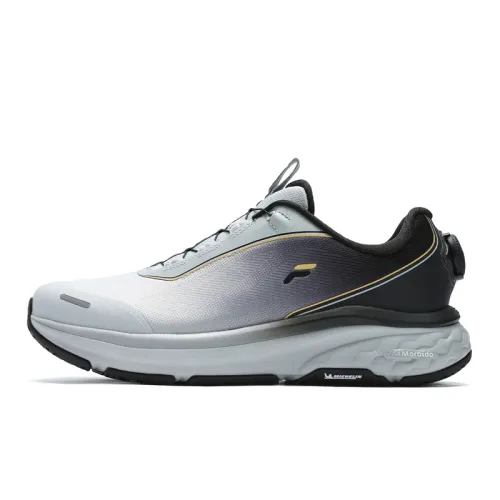 FILA BOA NUVOLE 2 Cushioning Breathable Low top Running Shoes Men's Solar Rock Gray