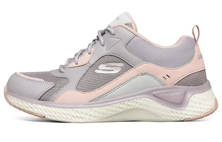 Skechers Solar Fuse Comfortable Synthetic Leather, Textile Low top Casual Running Shoes Women's Lavender