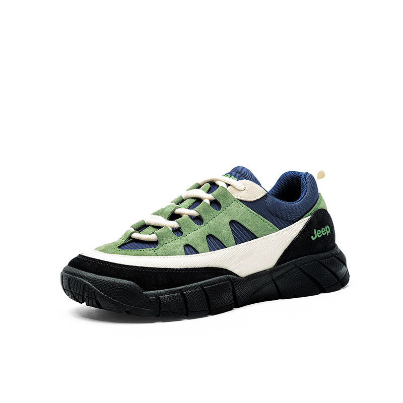 Jeep Cushioning Abrasion Resistant Waterproof Outdoor Shoes Women’s Black Green