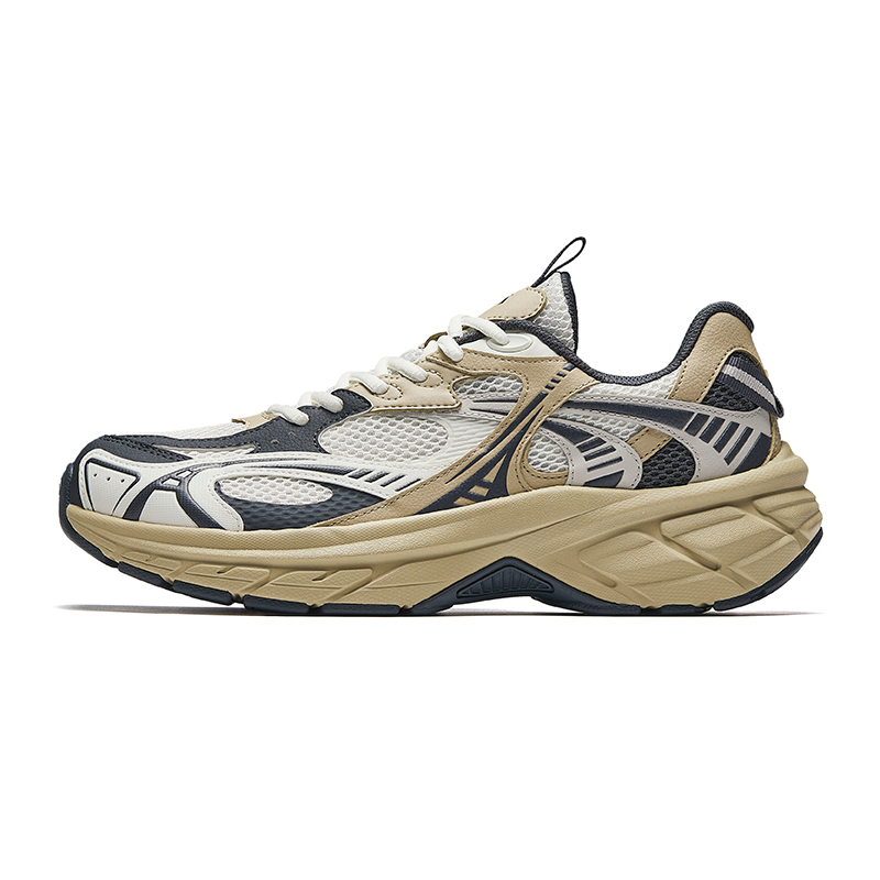 Anta Low top Casual Running Shoes Men’s White Gray Brown