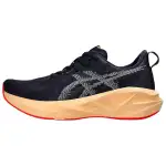 ASICS NOVABLAST 5 Abrasion Resistant, Breathable, Lightweight Low top Casual Running Shoes Men's Black Orange