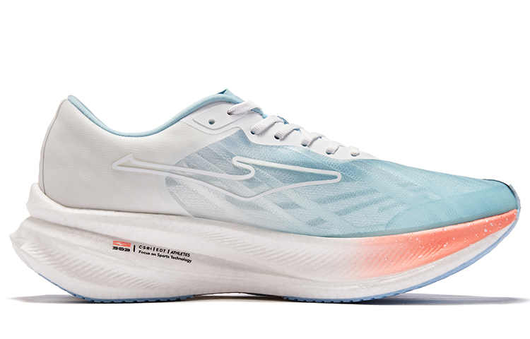 Erke Zhijing 1.0 Cushioning Slip Resistant Abrasion Resistant Low top Marathon Running Shoes Men’s Mismatched