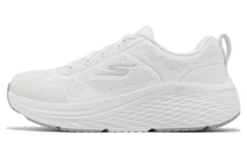 Skechers Max Cushioning Abrasion Resistant Breathable Abrasion Resistant Breathable Low top Running Shoes Women's White