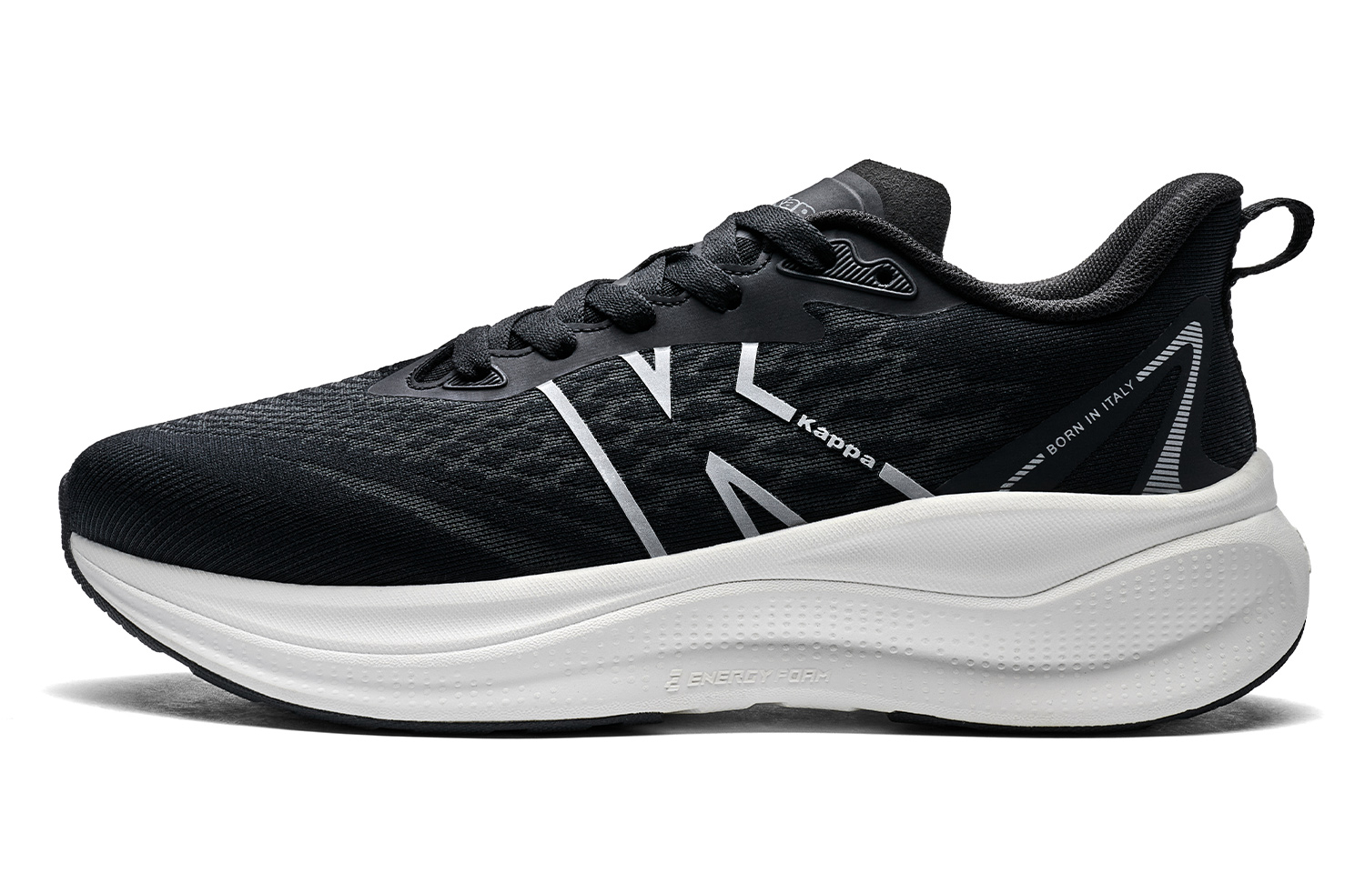 Kappa Abrasion Resistant Low top Casual Running Shoes Unisex Black