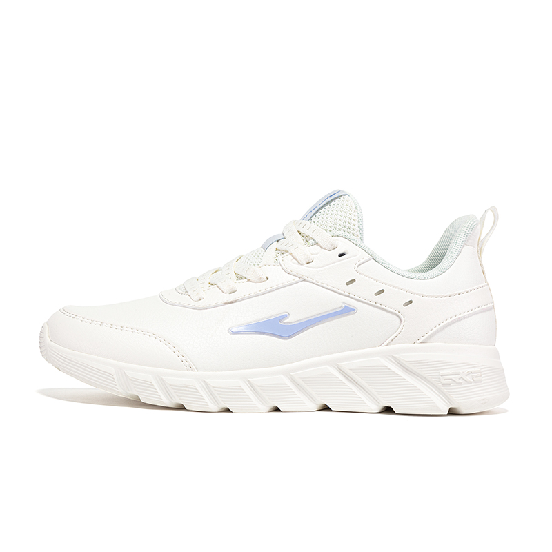 Erke Lightweight Anti Slip Low top Casual Running Shoes Women’s White Purple