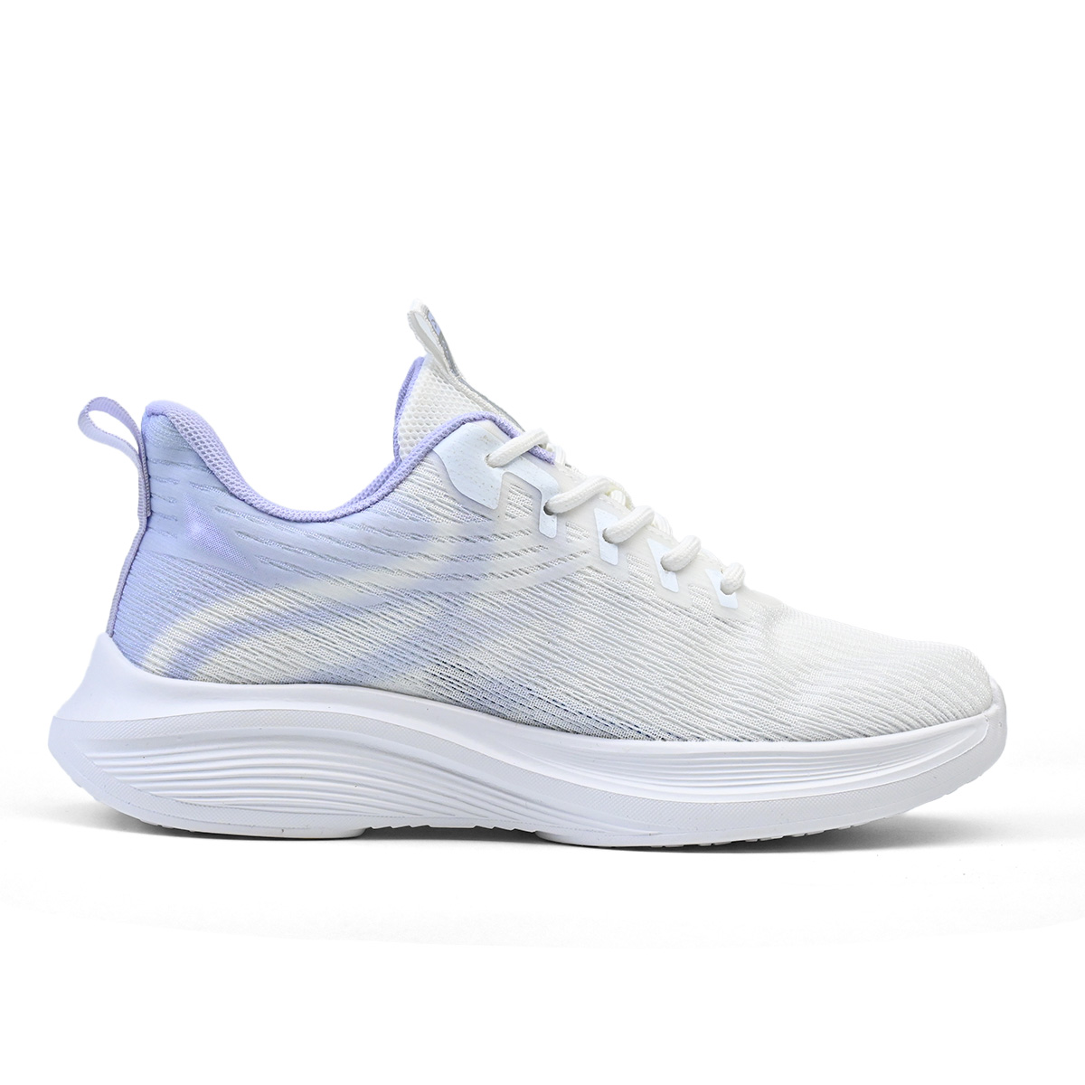 DEERWAY Low top Running Shoes Women’s White Purple