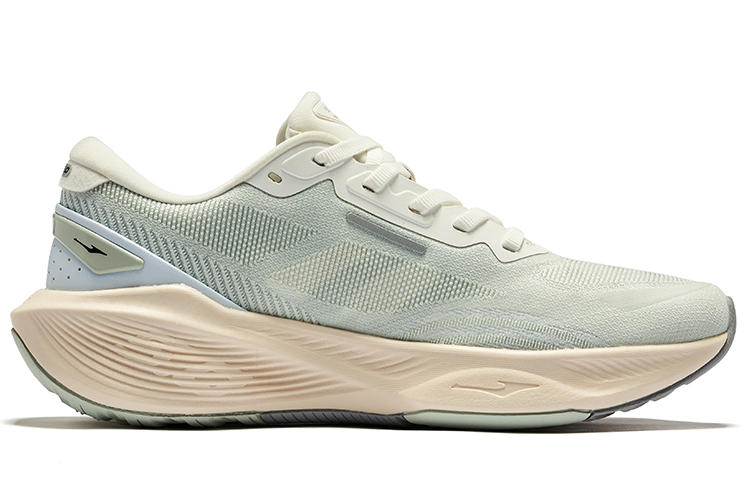 Erke Qidan 5.0 SE Cushioning Breathable Rebound Low top Running Shoes Women’s Sea Foam Green Microcrystal White