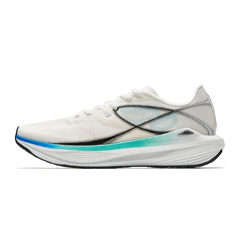 Anta Anti Slip And Wear Resistant Breathable Low Top Casual Running Shoes Men’s White Black