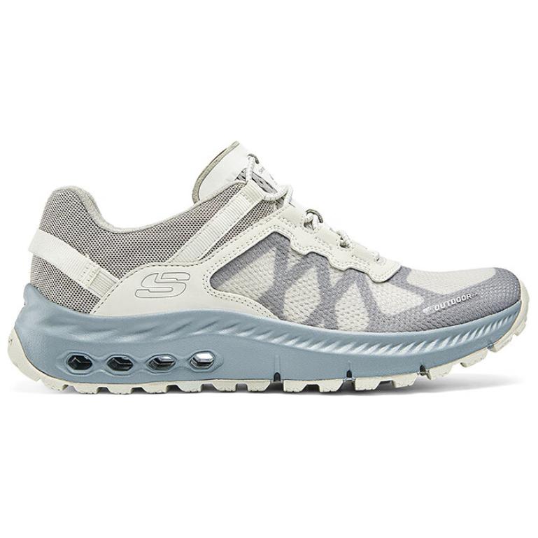 Skechers Glide Step Abrasion Resistant Breathable Low top Outdoor Shoes Women’s Beige Gray