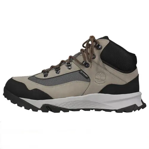 Timberland Cushioning, Wear Resistant Mid top Outdoor Shoes Men's Gray Black